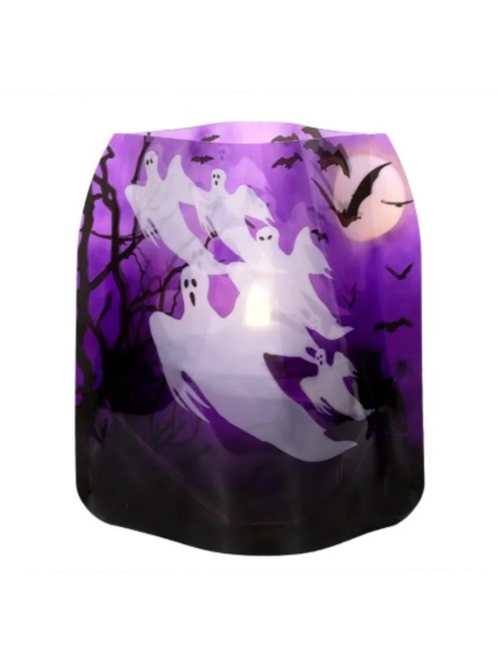 Custom Halloween Luminary Lantern 8 Luminaries & 8 Water-Activated LED Candles